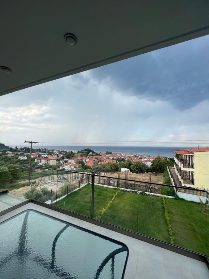 The Sea View Daire Polychrono Dış mekan fotoğraf