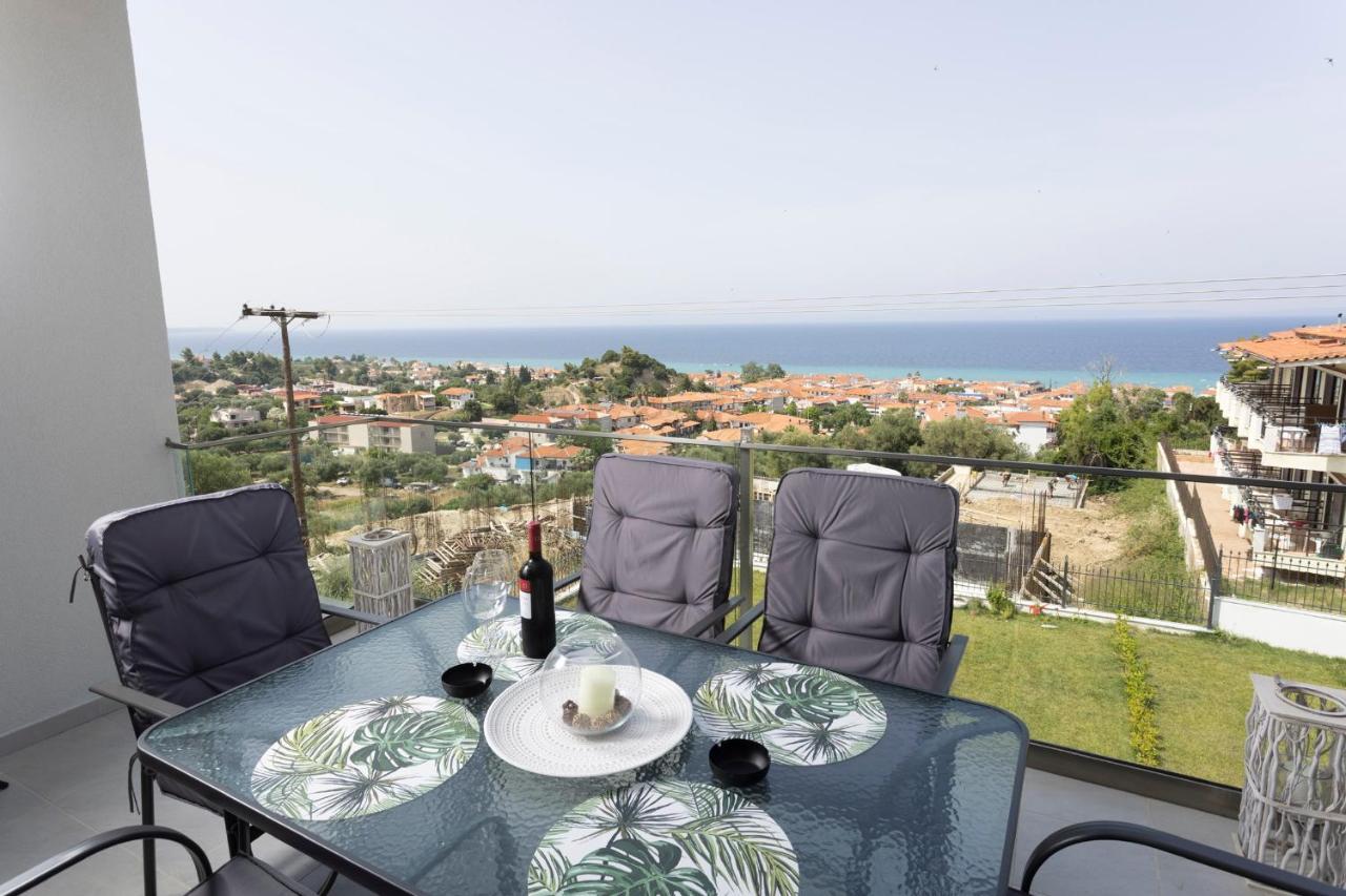 The Sea View Daire Polychrono Dış mekan fotoğraf