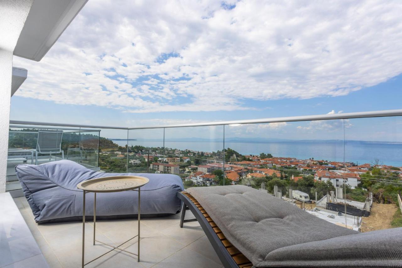 The Sea View Daire Polychrono Dış mekan fotoğraf