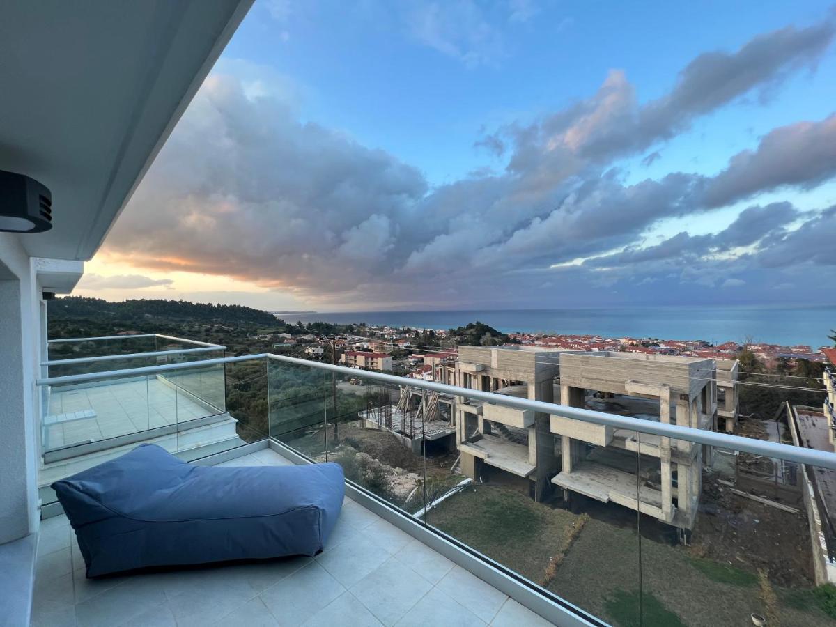 The Sea View Daire Polychrono Dış mekan fotoğraf